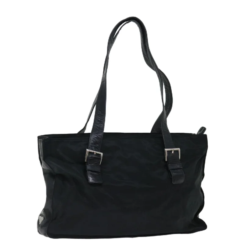 PRADA Shoulder Bag Nylon Black Auth 70790