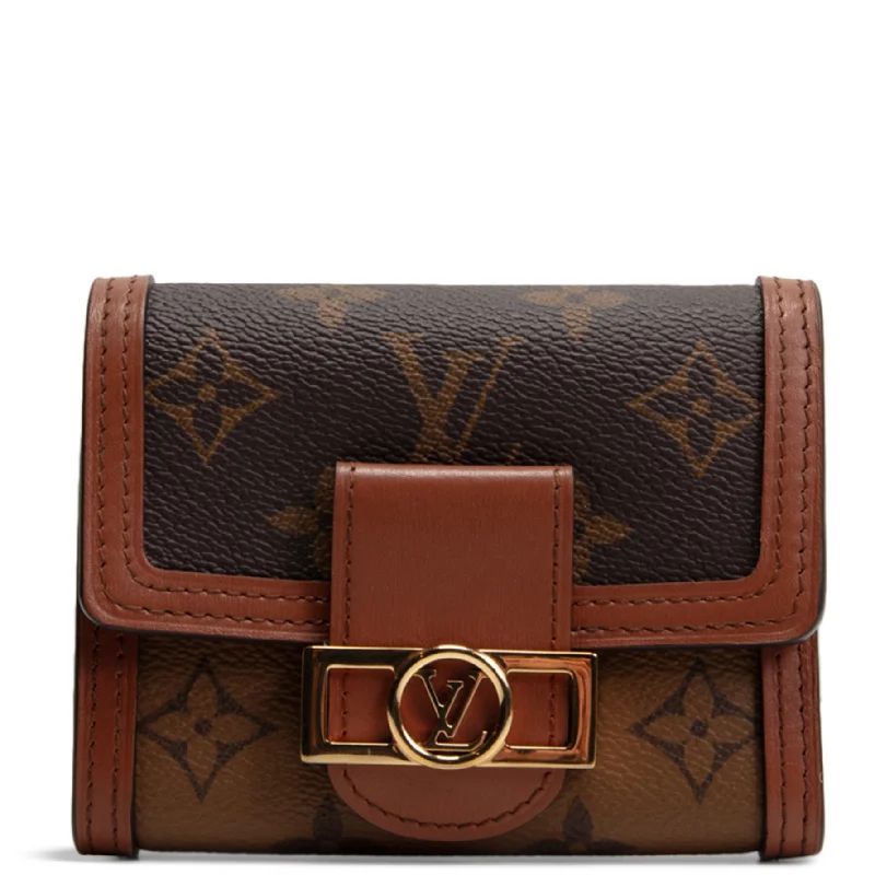 LOUIS VUITTON Dauphine Compact Wallet Reverse Monogram