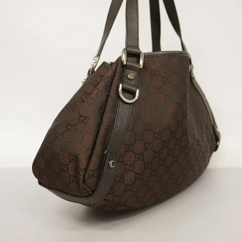 Gucci  Shoulder Bag GG Nylon 143743 Women's Nylon Brown