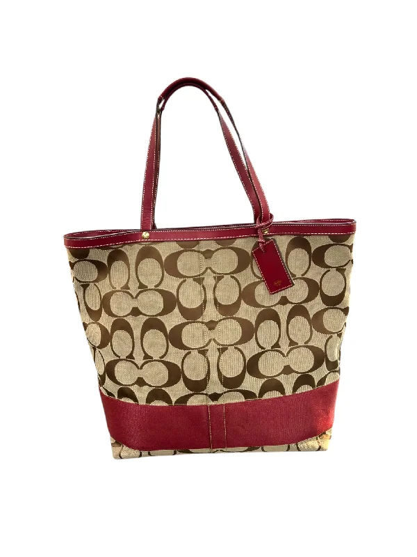 Tote Designer By Coach, Size: Large