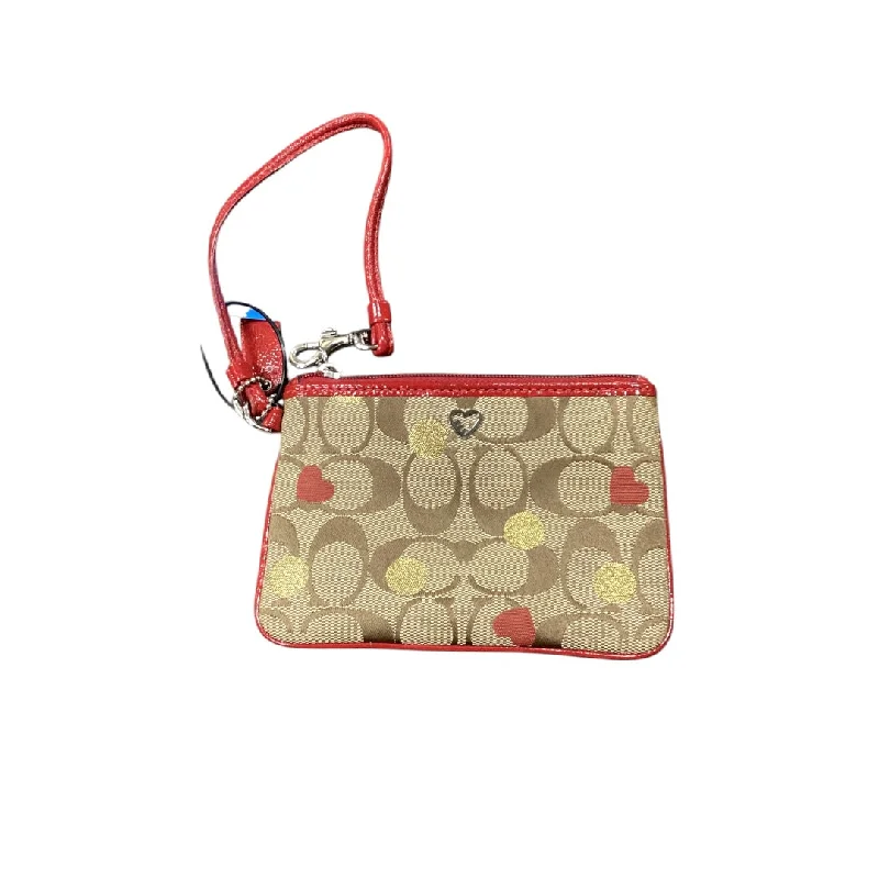 Wristlet Designer By Coach, Size: Small