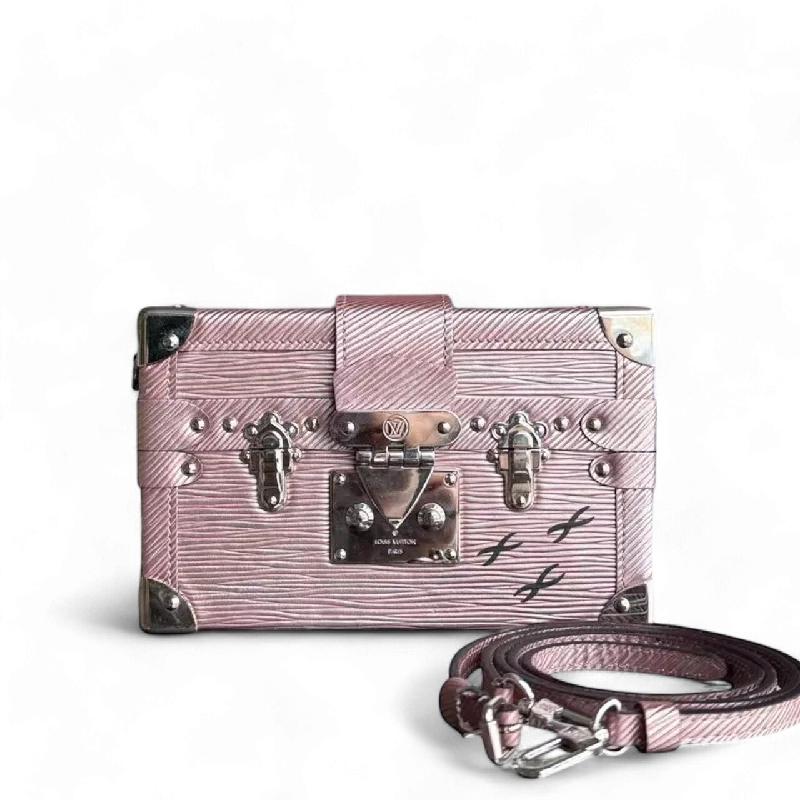 Louis Vuitton Petite Malle Metallic Rose Gold Epi Silver Hardware