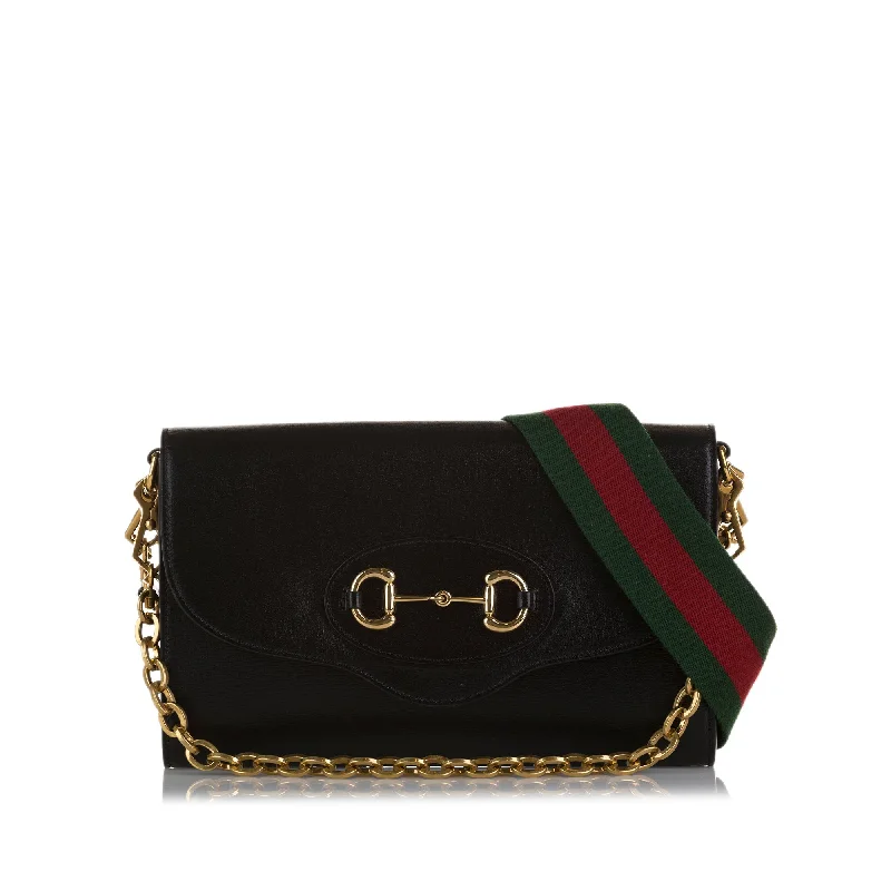 Gucci Horsebit 1955 Crossbody Bag Small Black