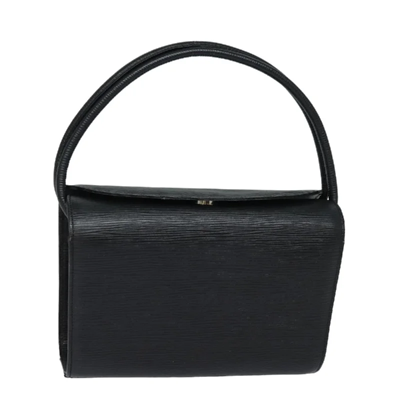 FENDI Hand Bag Leather Black  bs15470