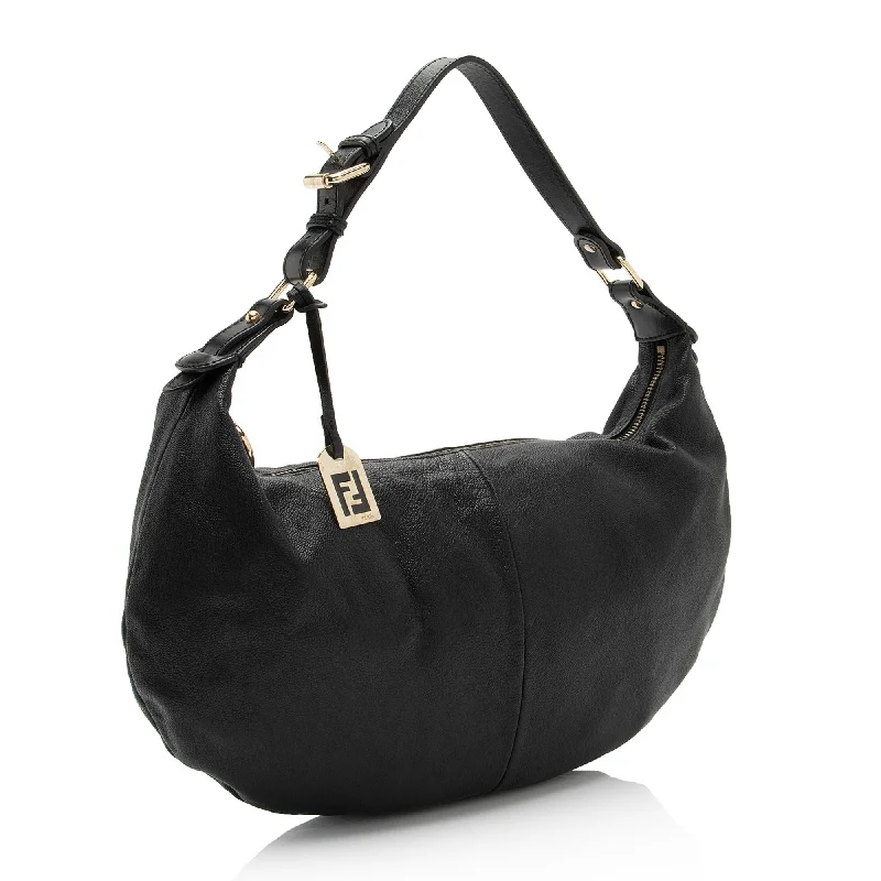 Fendi Nappa Leather Small Hobo (SHF-KysPJl)