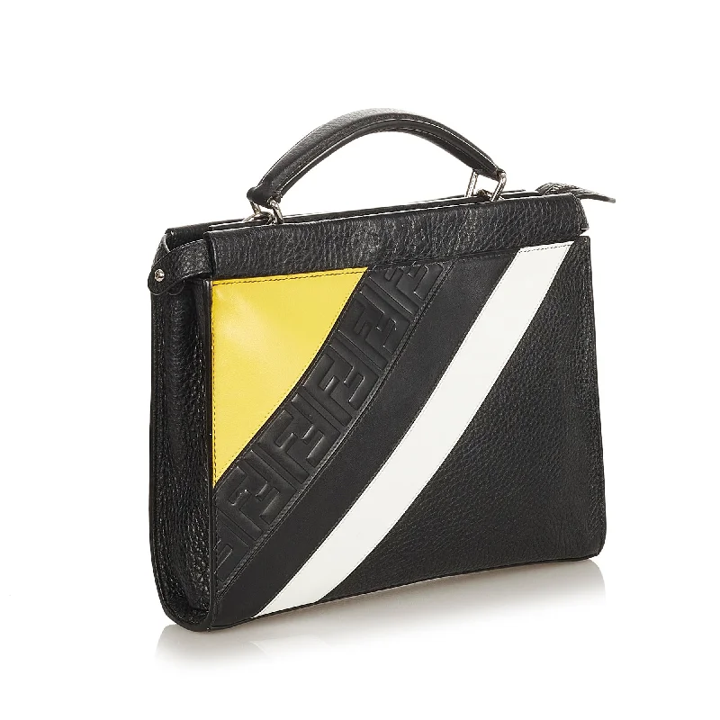 Fendi Mini Fendi Mania Peekaboo Fit Bag (SHG-cVDlvg)