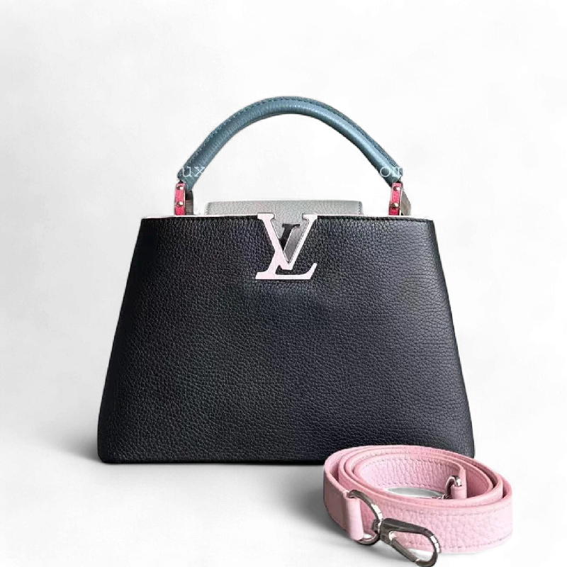 Louis Vuitton Capucines BB Taurillon Calfskin Tri-Color Cross-Body Bag