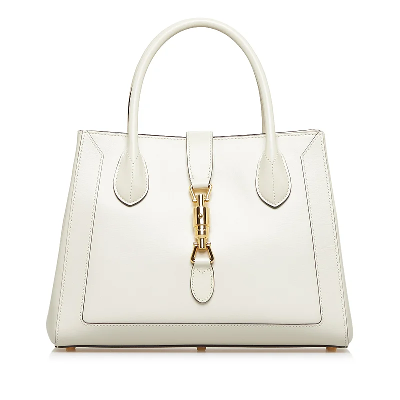 Gucci Jackie 1961 Medium White Leather Gold