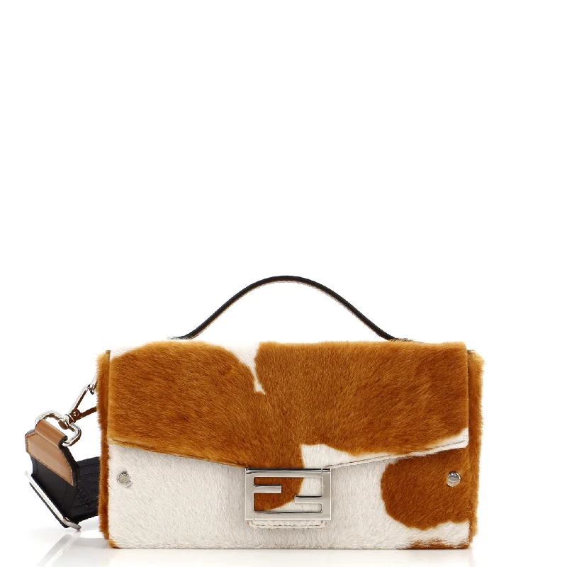 Baguette Soft Trunk Bag Calf Hair