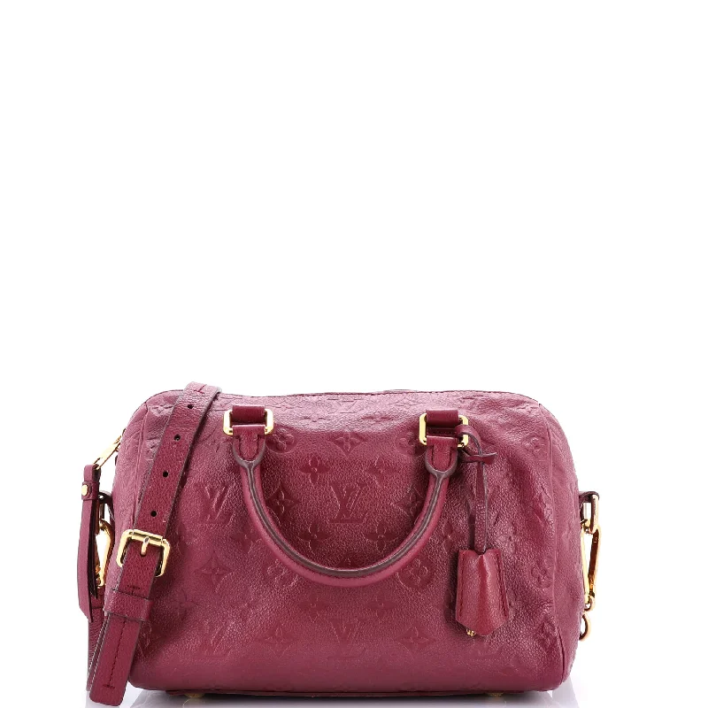 Speedy Bandouliere Bag Monogram Empreinte Leather 25