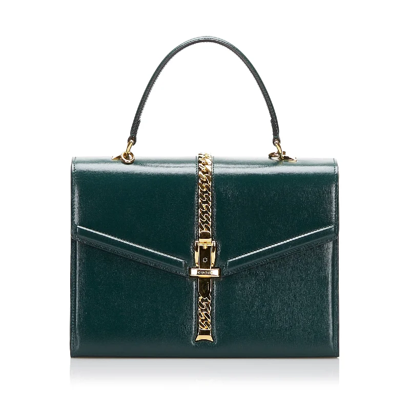 Gucci Sylvie 1969 Top Handle Bag Green