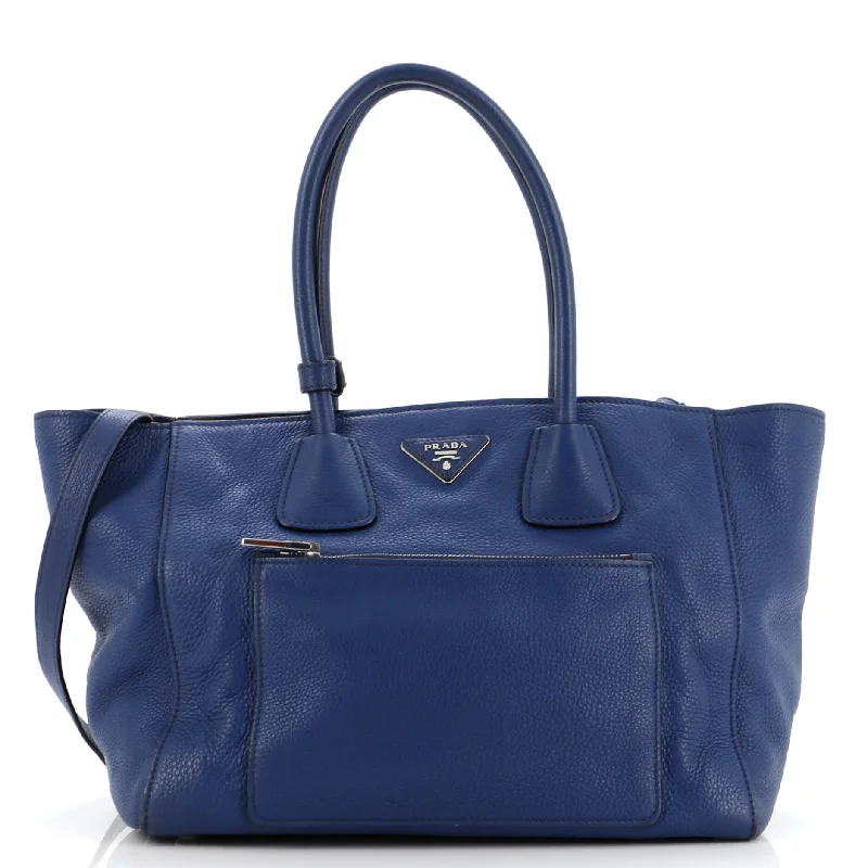 Front Pocket Wing Convertible Tote Vitello Daino