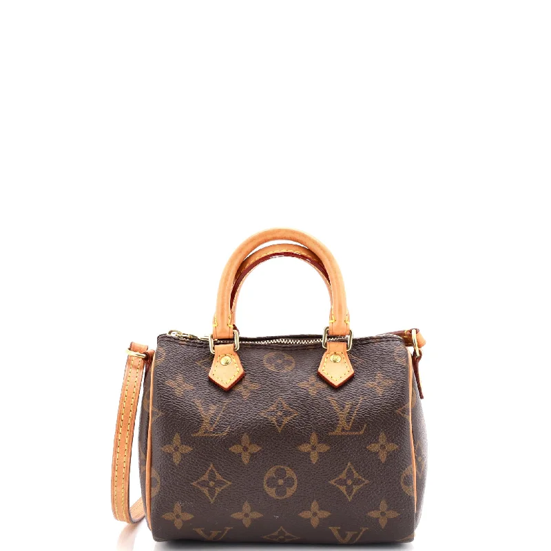 Speedy Bandouliere Bag Monogram Canvas Nano