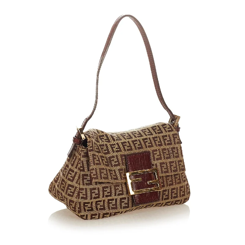 Fendi Mini Zucchino Canvas Mamma Baguette (SHG-26703)