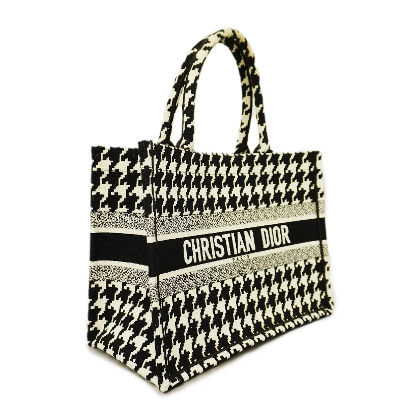 CHRISTIAN DIOR  Book Tote Women's Canvas Tote Bag Black