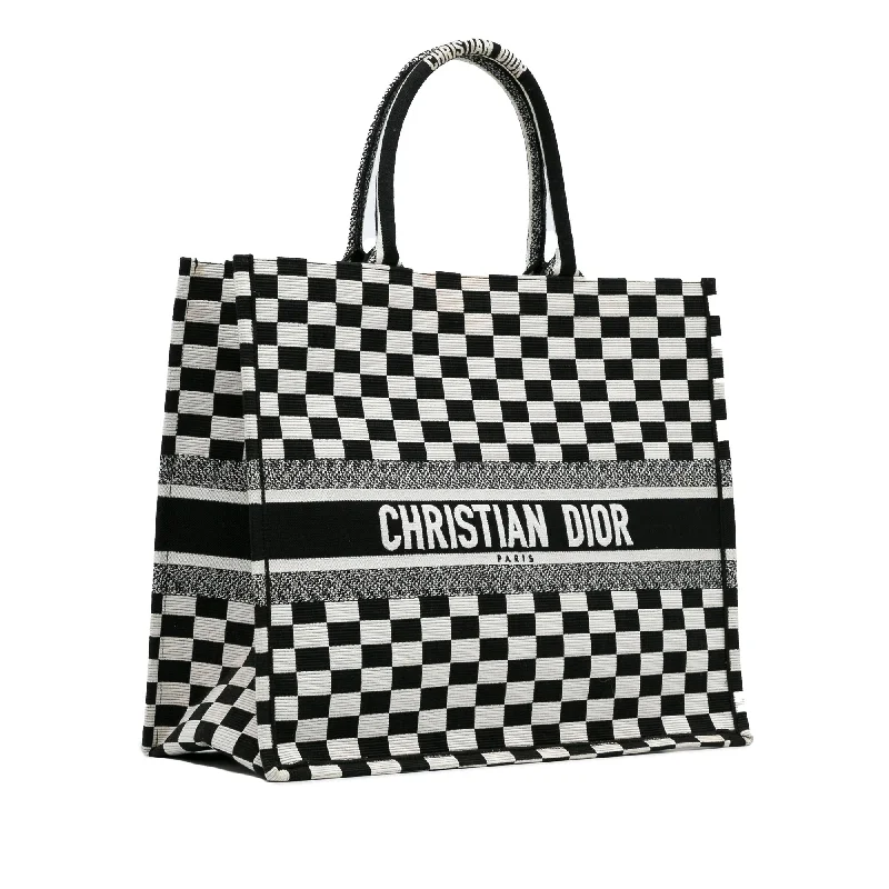 Dior Large Check Book Tote (EgfFW0)