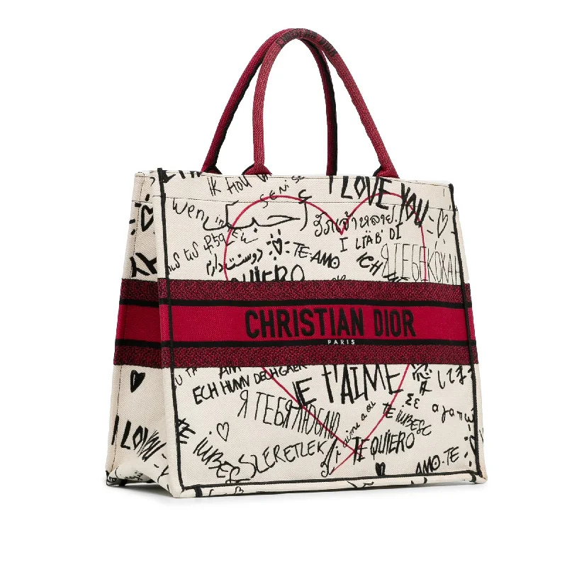 Dior Large DiorAmour Graffiti Book Tote (uD255M)