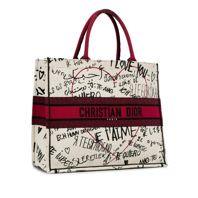 Dior Large DiorAmour Graffiti Book Tote (we6KId)