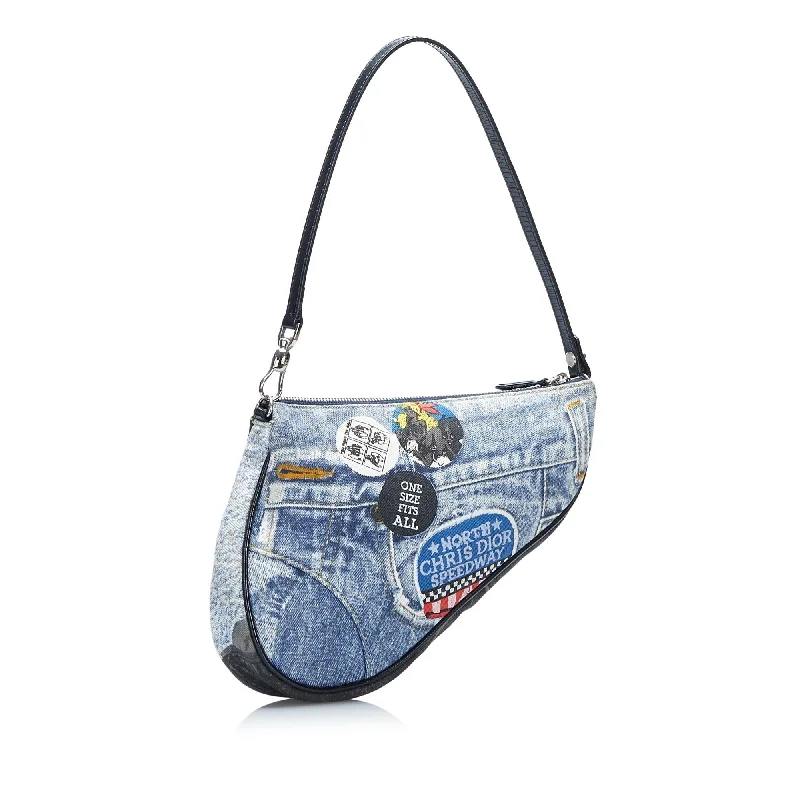 Dior Speedway Denim Mini Saddle (SHG-AbXXMQ)