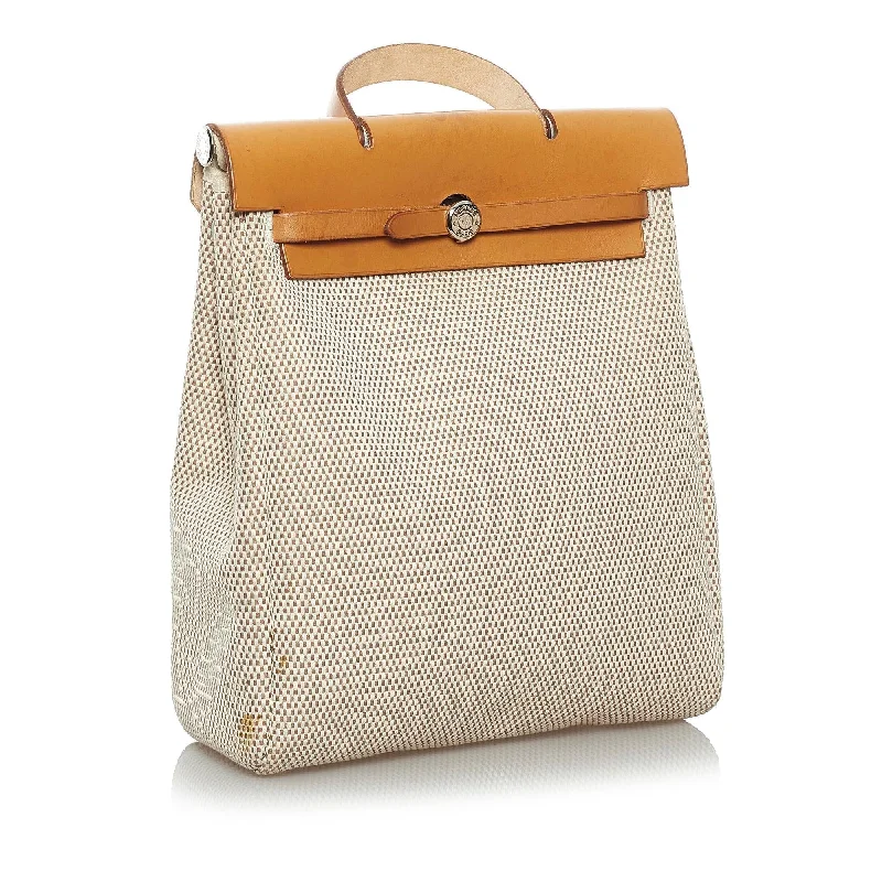 Hermes Herbag Canvas Backpack (SHG-33722)