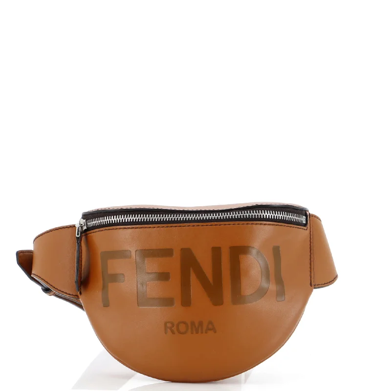 Logo Belt Bag Leather Small