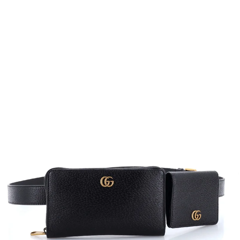 GG Marmont Double Belt Bag Leather