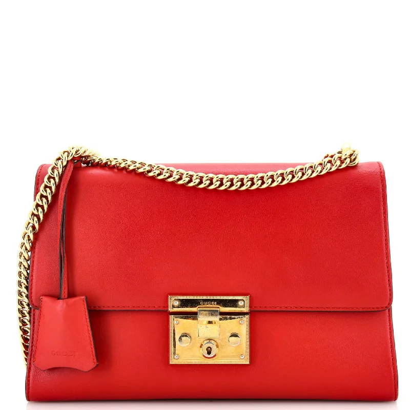 Padlock Shoulder Bag Leather Medium