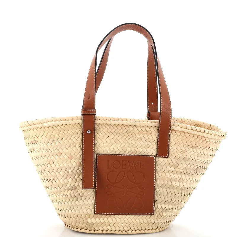 Basket Tote Raffia Medium