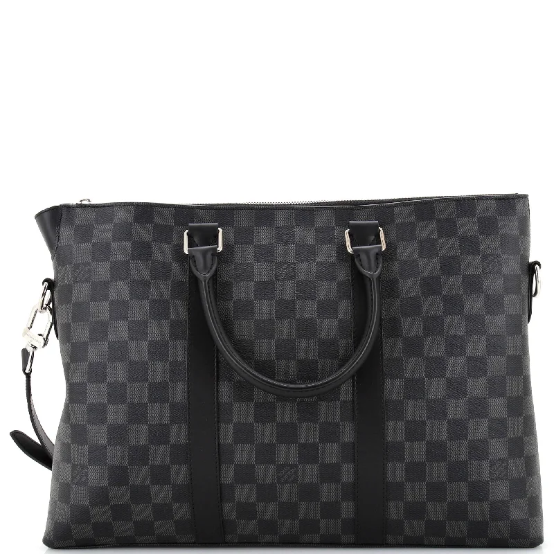 Anton Briefcase Damier Graphite