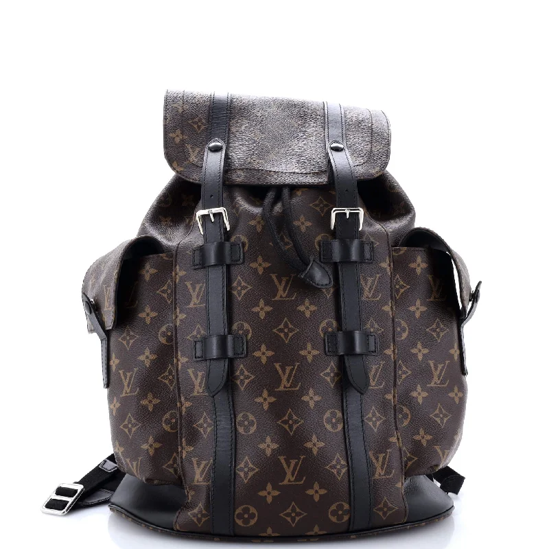 Christopher Backpack Macassar Monogram Canvas PM