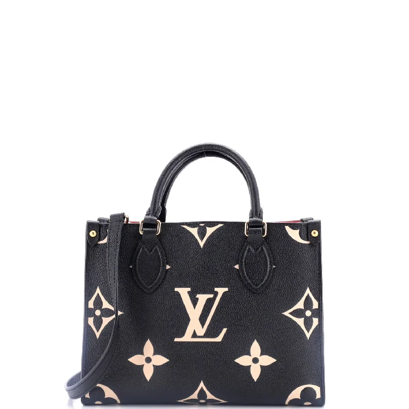 OnTheGo Tote Bicolor Monogram Empreinte Giant PM