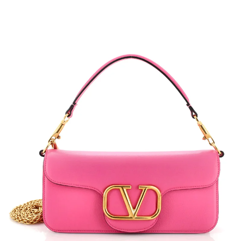 VLogo Loco Flap Shoulder Bag Leather Medium